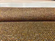 18 yd Herman Miller Bellano Copper Orange & Umber Woven Wool Upholstery Fabric