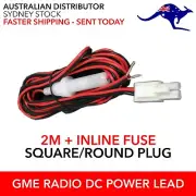 2 X GME CB Radio Power Lead Cable TX4500 TX3540 TX3100 XRS370C XRS330C