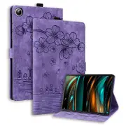 Sakura Cat Tablet Cover For Samsung Galaxy Tab Samsung Galaxy Tab A9 Plus 11 inch 2023 SM-X210/X215/ Purple