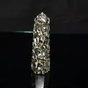 71 MM Long Natural Tourmaline Quartz 8 Facet Obelisk Crystal Point Healing Wand