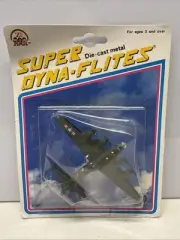 Zylmex Diecast Super Dyna Flites B-17 Bomber #29331 UNOPENED Packaging