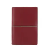 Filofax Domino Personal Organiser Journal Diary/Task Planner Faux Leather Red