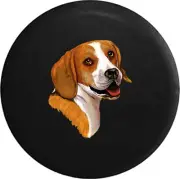 Funny Spare Tire Cover Smiling Beagle Dog Adopt Rescue Fits Jeep Camper RV