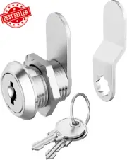 Cabinet Locks with Keys 5/8" Cam Lock, Keyed Alike, for Drawer, Mailbox, RV - AU