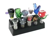 10 Bowl Holder for Water Pipe | 18mm Bowl Piece | 14mm Bowl Piece |Stoner gifts