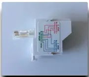 RJ45 Network Splitter (MTWA-06) - Use with PC and IP Phone Systems