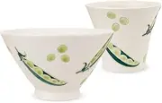 J-Kitchens Workshop Sho~ Fresh Art Anti-Rice Bowl + New Anban Cup Set Bean Hasami Ware Made in Japan