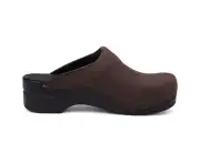 Dansko Men's Karl Medium Width Antique Brown/Blk Leather 250780202