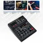 Professional 4 Channel 99 DSP bluetooth Power Mixer Digital Audio Mixing USB