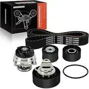 Frankberg Timing Belt Tensioner Pulley Tensioning Device Belt Tensioner V-Ribbed Belt Drive Deflection Guide Pulley Replace# KP35360XS-2