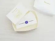 Band-Aid series of rings printed with illustrations of birthstones "Tanzanite"