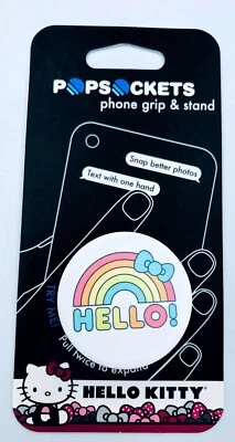 Authentic PopSockets Sanrio Hello Kitty Rainbow PopSocket Pop Socket Phone Grip