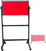 Ping Pong Return Board with Wheels,360° Adjustable Training Device Rebound Board,Desktop/Floor-Standing Dual-Use,for Home Gym School