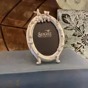 Seagull Pewter Picture Frame Bear Bunny Child Boat Oval Frame Nursery 10100NV