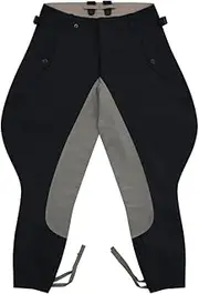 [militaryharbor] WWII German Elite Youth Black Wool Riding Breeches