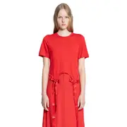 [SIMONE ROCHA] Bow Tail Easy T-Shirt Red