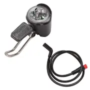 E-bike Led Headlight 6v 12v 24v 36v 48v 60v Bicycle Light Waterproof Front Headlight Waterproof Con black