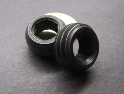 Black Oxide Hollow Jam Set Screws, 3/4"-10 x 3/8" Height, 5 Pieces