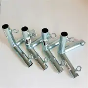 4pc 3 Way Corner Up Angle Low Peak Canopy Fitting Lean To Patio FW3J 1 5/8" Pipe