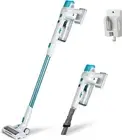 Cordless Stick Vacuum 1L Lightweight Cleaner 2-Speed Power Suction LED Headlight
