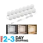 Energy-Saving Hollywood Style Mirror Lights with Adjustable Brightness and Color
