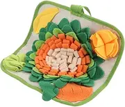 JOINPAYA Rabbit Foraging Mat: with Slow Feeder Design - Pet Sniffing Pad for Hamsters and Small Animals - Snuffle Pad for Bunny Hamster Guinea Pigs Ferrets Chinchillas