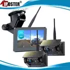 Digital Wireless 5"Monitor 2x Battery Reversing Camera For Caravan Truck Trailer