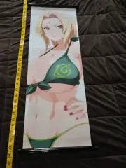 Naruto -5th Hokage Tsunade Sexy Waifu Scroll Poster -30" x 10"