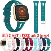 Replacement Slim Silicone Sport Watch Band Soft Strap For Fitbit Versa 3 4 Sense