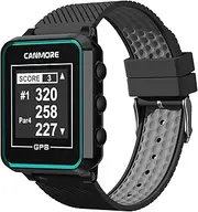 CANMORE TW356 Golf GPS Wearable Device for Men and Women, Free 41,000+ Preloaded Courses Update Worldwide, High Contrast LCD Display, Upgrade IC Chip, Lightweight Essential Accessory for Golfer, Black