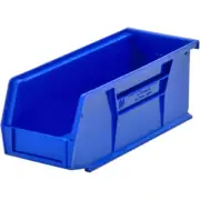 Ultra Series 1.51 Qt Blue Stack & Hang Bin 12-Pack Durable Polypropylene - NEW