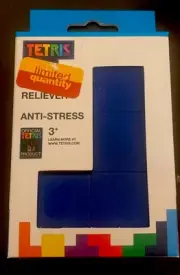 Tetris Stress Reliever by Fizz Creations - Blue - NIB - Shipping Included