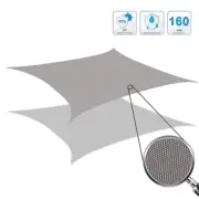 4M x 4M Sun Shade Sail Cloth Shadecloth Awning Canopy Rectangle 1840gsm