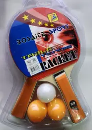Table Tennis Racket & Balls Beginner Training Ping-pong Table Tennis Racket Set