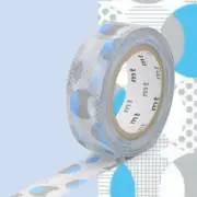 Masking Tape MT Circles Blue - Overlapped Blue
