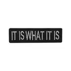 it is what Embroidered Iron on Sew on Patch Badge For Clothes