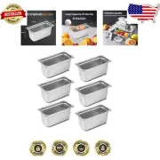 Durable 6 Inch Deep Stainless Steel Steam Table Pan Set - Perfect for Buffets