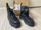 NEW Dr Martens Trevonna Mono Platform Combat Ankle Boots Women’s USA Size 7 RARE