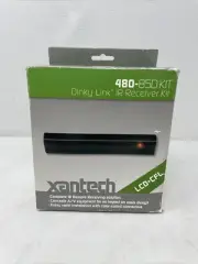 New Xantech 480-85D KIT Dinky Link IR Remote Receiver Kit Black LCD-CFL