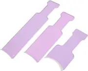 SAFIGLE Hair Dye Highlighting Boards Set 3pcs Hair Coloring Paddle Boards Stylist Accessories for Home Salon