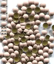 Pearl Domes Nailheads 5mm Hot fix SALMON 144 Pc 1 gross