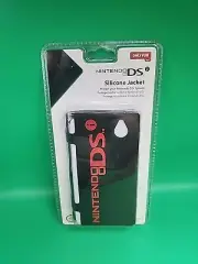 Nintendo DS i Silicone Jacket DSi Black & Red Logo 2009 New Old Stock NOS NIP