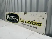 PETERS ICE CREAM SIGN HEAVY DUTY 800 X 200 FREE POST