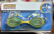 NEW Sonic The Hedgehog Swim Goggles Kids 3+ Anti-Fog Adjustable Strap SEGA