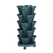 GreenFingers Garden Bed 5 Tier Vertical Garden Strawberry Stackable Planters NEW