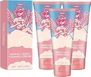 Perfect Body Tanning Cream, Hydrating Sunbed Cream for Deep Results, Sun-Kissed Skin Tanning, Tanning Accelerator Cr-eam, Natural Ingredients, Fast Absorbing, Lightweight & Moisturizing (3pcs)