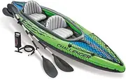 Intex 68306 Inflatable Canoe, Two Person Challenger K2 Kayak, 351 x 76 cm