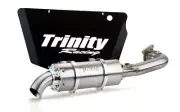 Trinity Full Exhaust Big Core Single Muffler For RZR XP 4 Turbo 2016-21