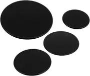 MOKKHNB 4pcs Flame Cap Covers for Gas Stove Easy Installation Cooktop Burner Head Protectors Even Flame Distribution for Efficient Cooking Kitchen Accessories for Hob Oven