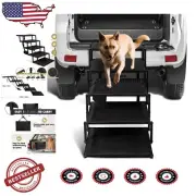 Lightweight Dog Car Steps - Portable & Adjustable for Large Dogs Up to 250 lbs